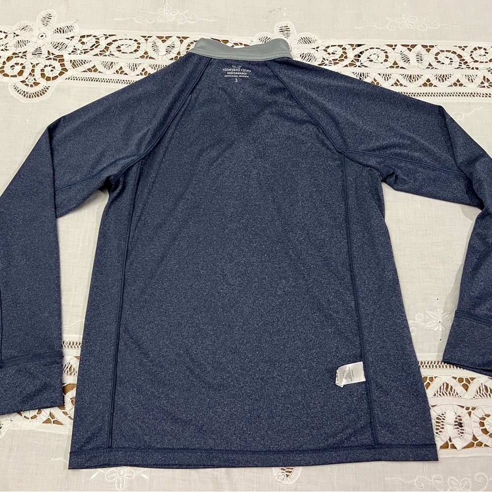 Boys Vineyard Vines Performance 1/4 zip pullover size L 16 - Picture 3 of 9